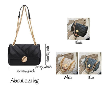 Luxury Crossbody Bags Soft Leather Shoulder Bag Fashion Chains Messenger Purse