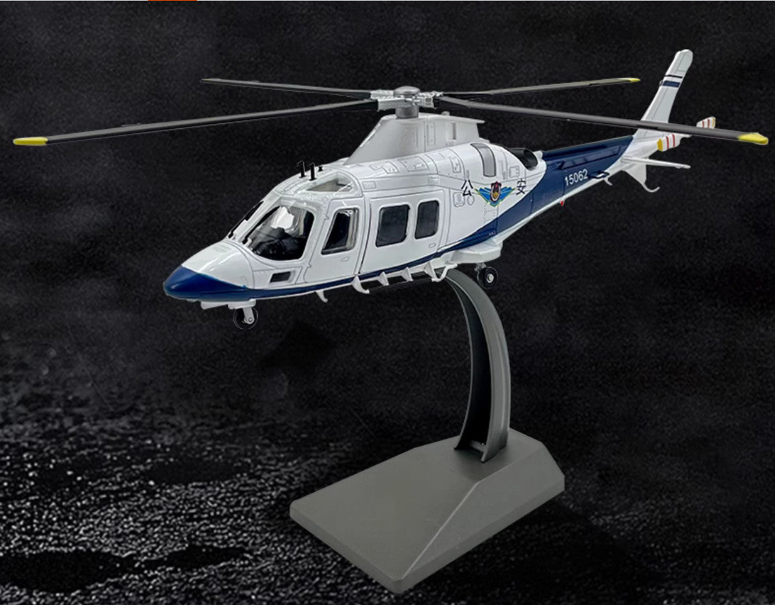 1:32 29CM Police AW109 Helicopter Aircraft Plane Airplane Diecast Model