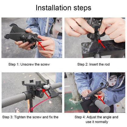Electric Scooter Phone Holder Road Bike Motorcycle Support Bicycle Accessories