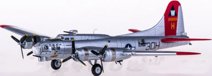 1:200 Hogan USAAC Boeing B-17G Aluminum Overcast Fighter Diecast Aircraft Model