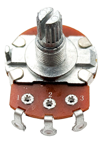 8 Pack 1K Ohms Potentiometer, 1/2W, Panel Mount, Single Turn, Serrated Shaft