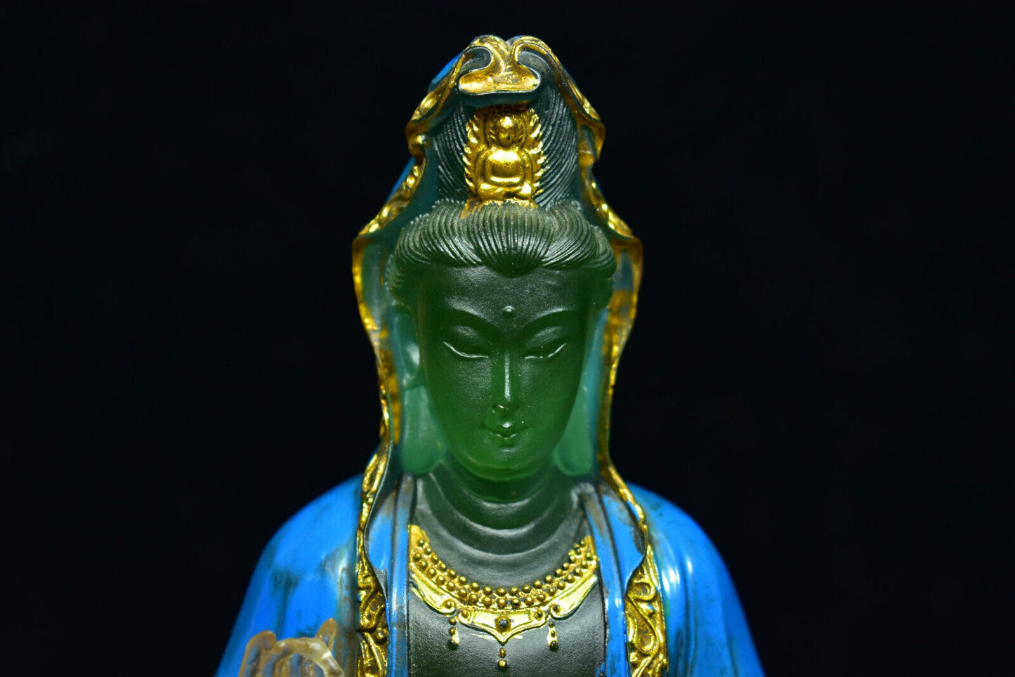 Antique Collection: Ancient Method, Colorful Glass Drawing, Clean Bottle, Guan