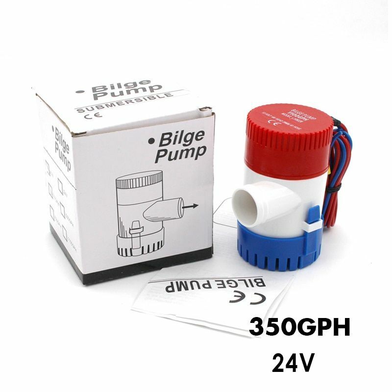Bilge Pump 350 500 750 1100GPH DC 12V 24V Electric Water Aquario Submersible GPH