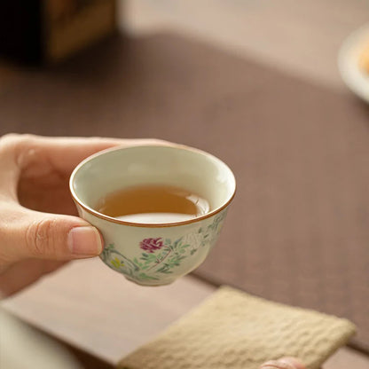 55ml Jingdezhen Ceramic Master Cup Household Tea Tasting Cup Kung Fu Teaset