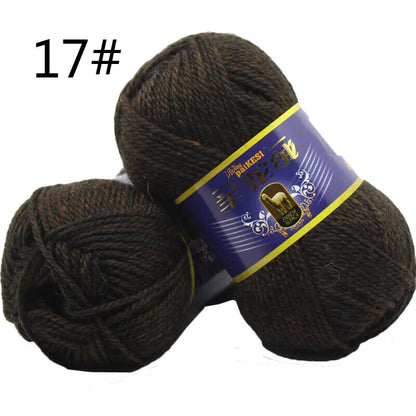 Hot Sale 100g Camel Velvet Thick Yarn Cashmere Hand Knitting Crochet Crafts Yarn