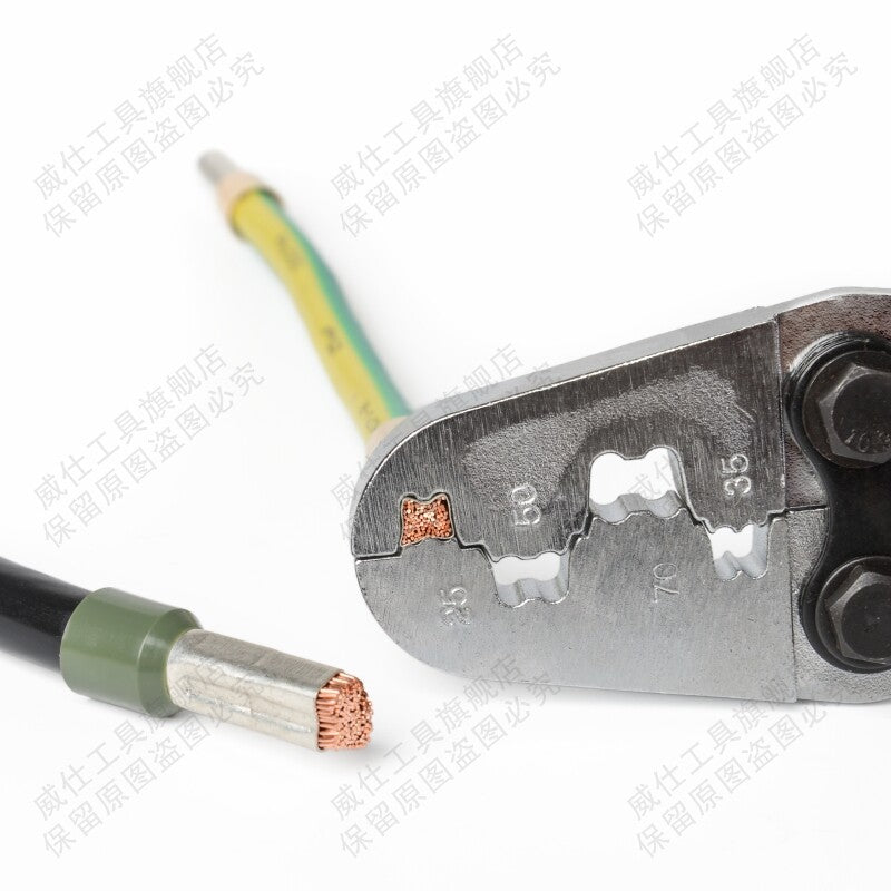 70WF Tubular Crimping Pliers Pre-insulated Terminal Pliers Sleeve Crimping Tool