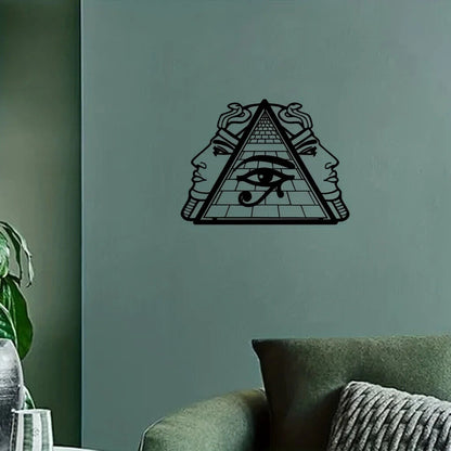 1pc Pyramid Theme Decor Wall Art Decorations, Indoor Living Room Classic Decor
