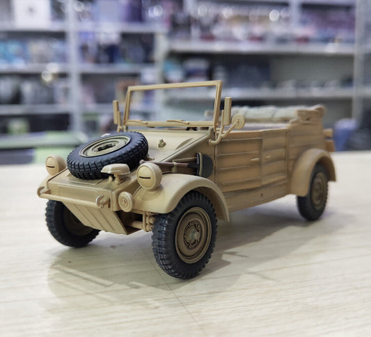 1:35 ARTISAN VW82 Kubelwagen Army Vehicle Plastic Diecast Military Jeep Model