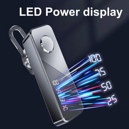 Bluetooth 5.2 Earpiece Wireless Headset Driving Trucker Earbuds Noise Cancelling