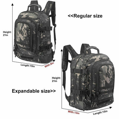 60L Tactical Backpack Softback Outdoor Hiking Camping Hunting Camping Travel Bag