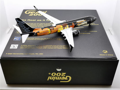 1:200 Geminijets Alaska BOEING B737-900ER Airplane Diecast Aircraft Model