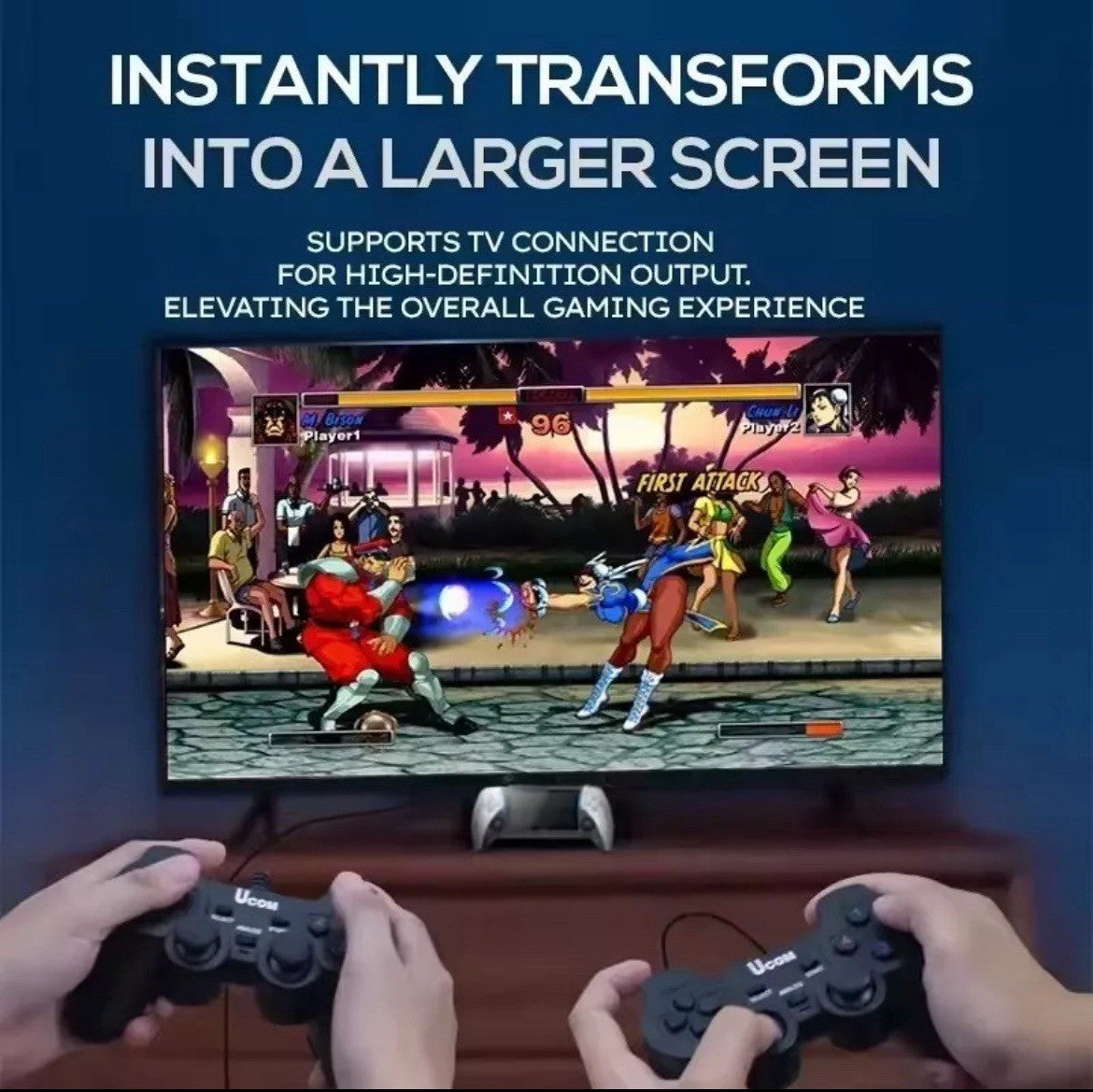 Retro Project X 4.3 Inch HD IPS Screen Handheld Video Game Console FC GBC MD