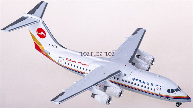 for JC Wings for Makung Airlines BAe-146-300 B-1775 1:200 Airplane Model