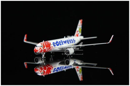 1:400 Phoenix Edelweiss AIRBUS A320 Passenger Airplane Diecast Aircraft Model