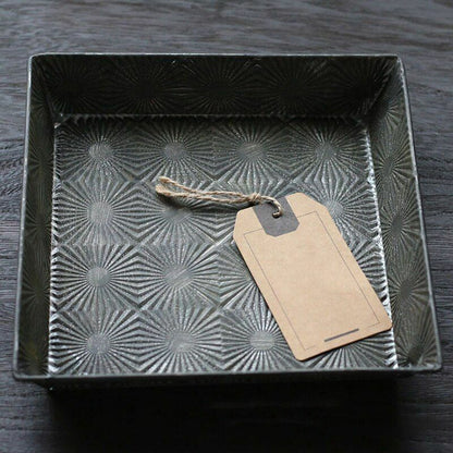 Starlight Series Retro Bread Tray Metal Antique Decorative Display Baking Plates