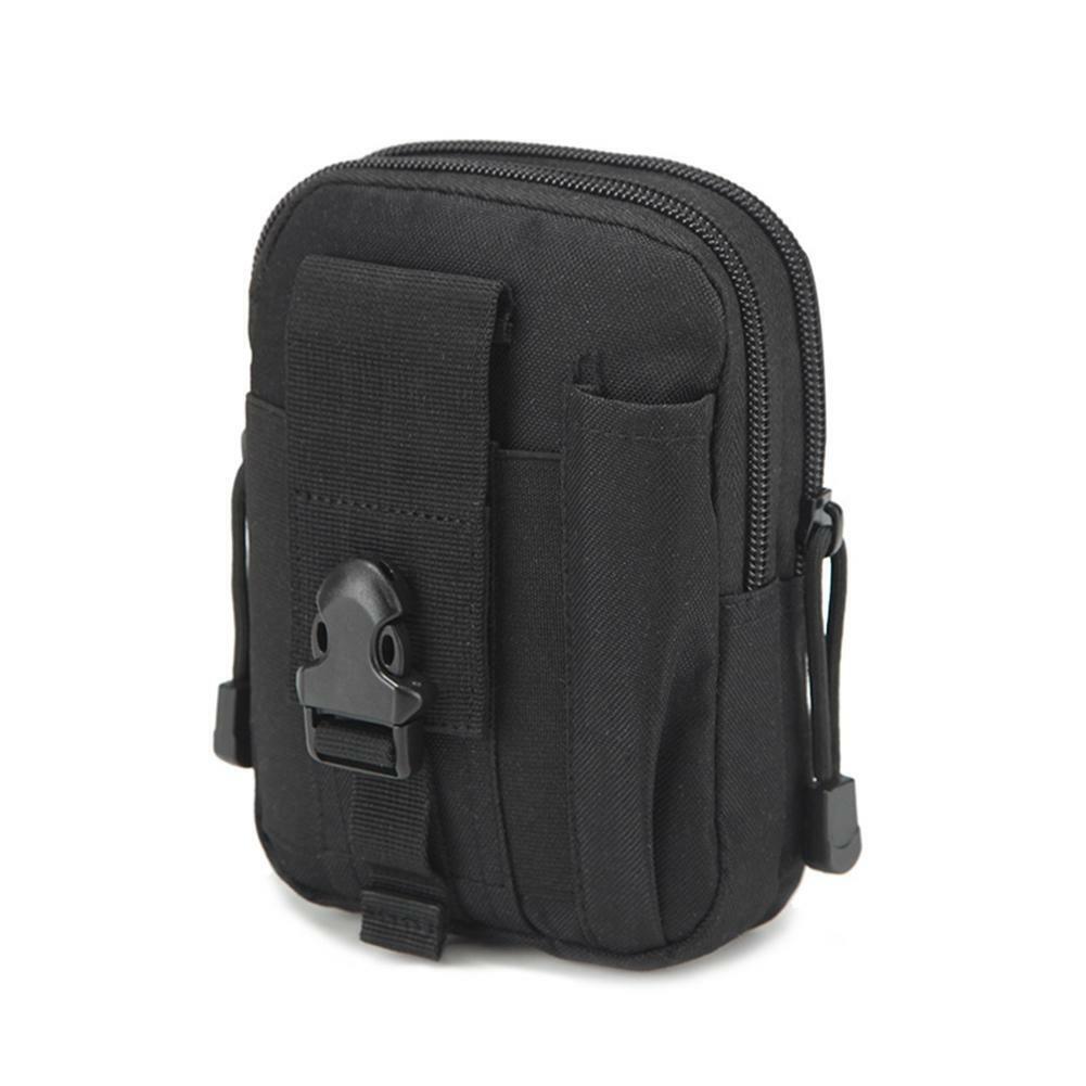 New Men Waist Bag Casual Durable Waist Pack Belt Canvas Multifunction Zipper Bag