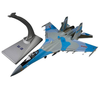 1:72 31CM China SU-35 Fighter Plane Diecast Military Aircraft Aeroplane Model