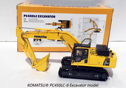 1:50 24CM PC400LC-8 Excavator Construction Machine Equipment Diecast Model