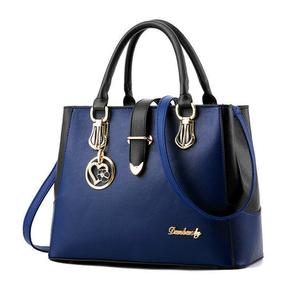 Women's Ladies PU Leather Handbag Shoulder Messenger Satchel Tote Crossbody Bags