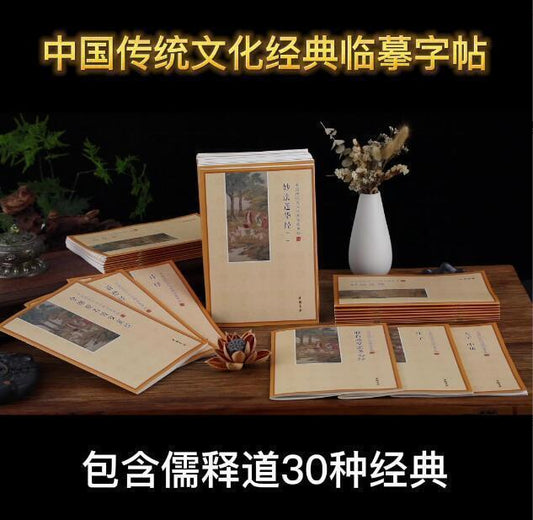 Full set Buddhist scriptures Copybook 手抄佛经全套 地藏经金刚经大悲咒 楷书行书硬笔 初学者临摹