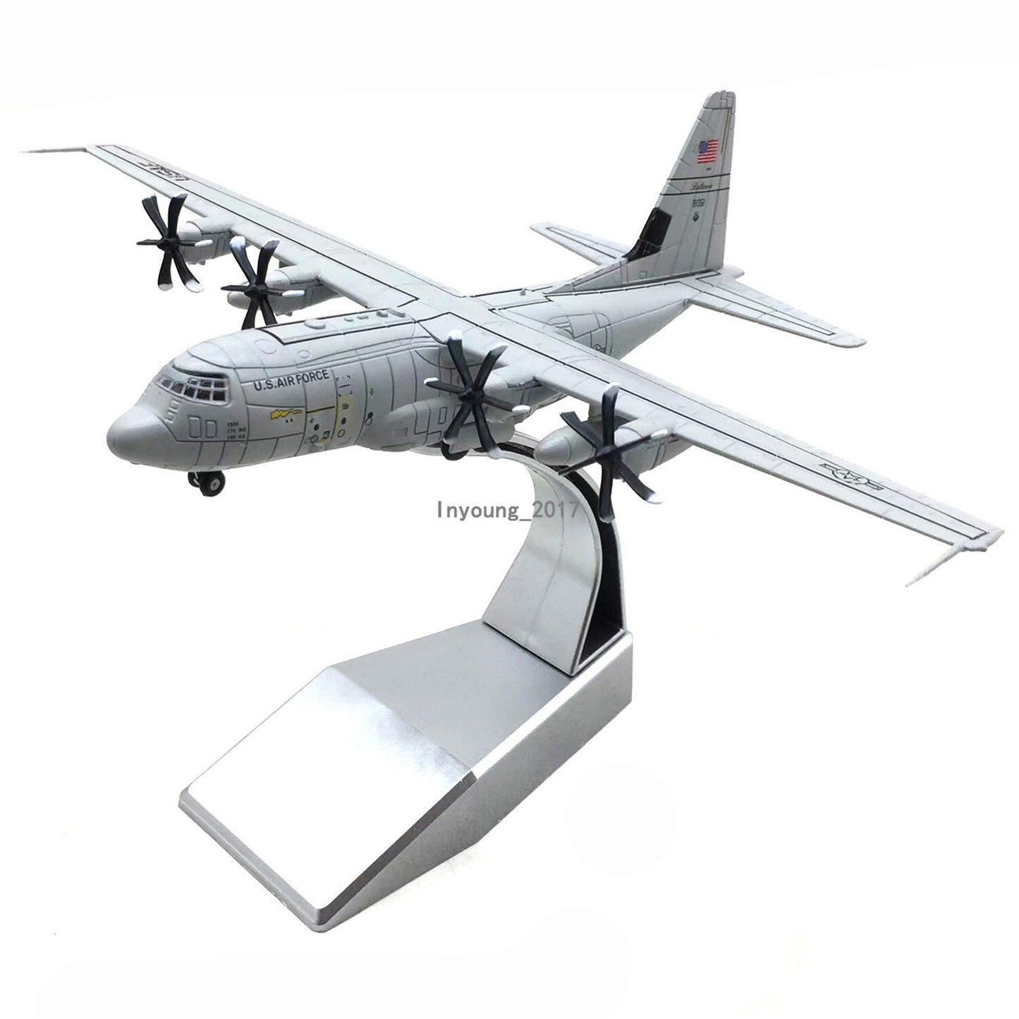 1:200 Scale 1956 Lockheed C-130 Hercules Transport Plane Metal Diecast Model