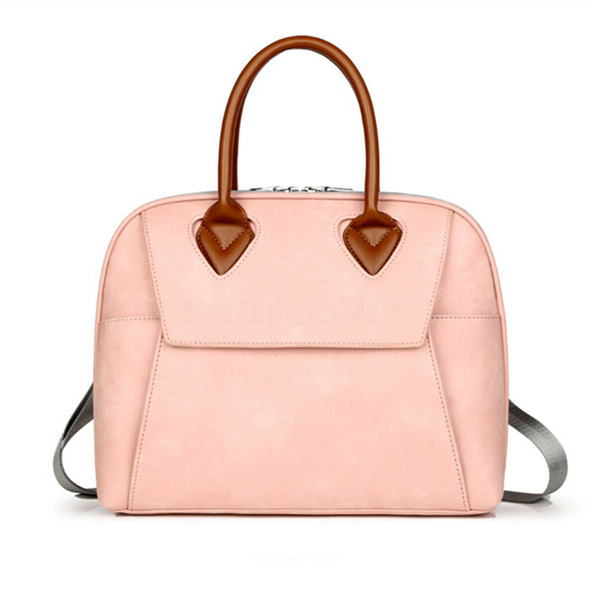 15.6“ Womens Girl Laptop Leather Bag Briefcase Work Bag Large Office Handbag