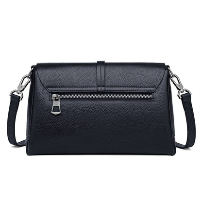 Real Leather Shoulder Bags Solid Crossbody Purse Day Clutch 26*10*16.5 CM Nylon