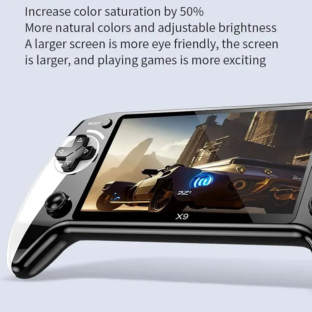 X9 Handheld Game Console 1500mah 5.5 Inch HD Screen Portable Retro Video Game