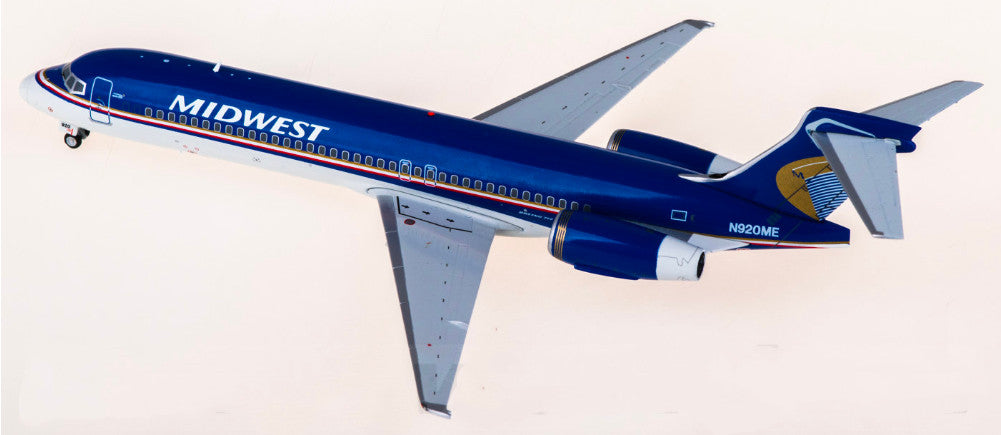 1:200 Geminijets Midwest Airlines B717-200 Passenger Airplane Diecast Model