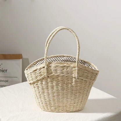 Straw Bag for Womens Summer Beach Bag Woven Tote Bag Large Rattan Shoulder Bag