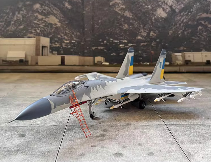 1:72 JC Wings Su-27 Flanker Ukrainian Air Force 2023 Fighter Plane Diecast Model