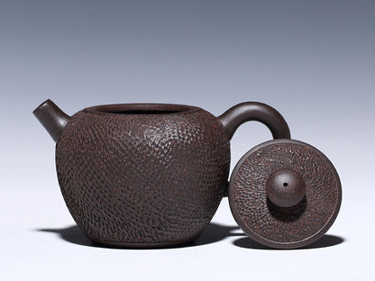 170ml 17cm Chinese Real Yixing Zisha Teapot Black Galaxy Clay Tea Pot