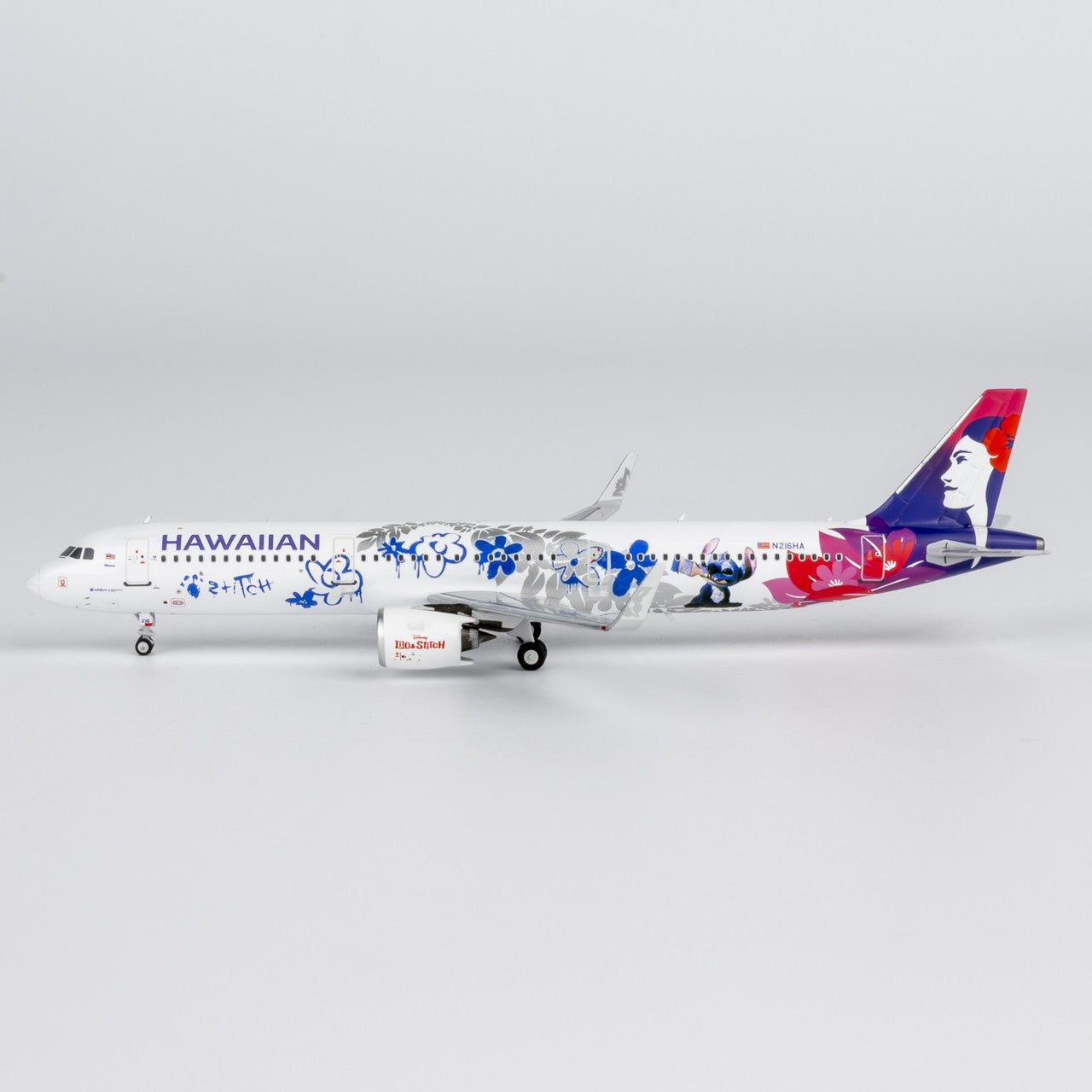 1:400 NGmodels Hawaiian Airlines Airbus A321neo Airplane Diecast Plane Model
