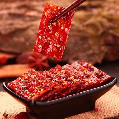 Spicy dried pork 100g Spicy dried meat snacks