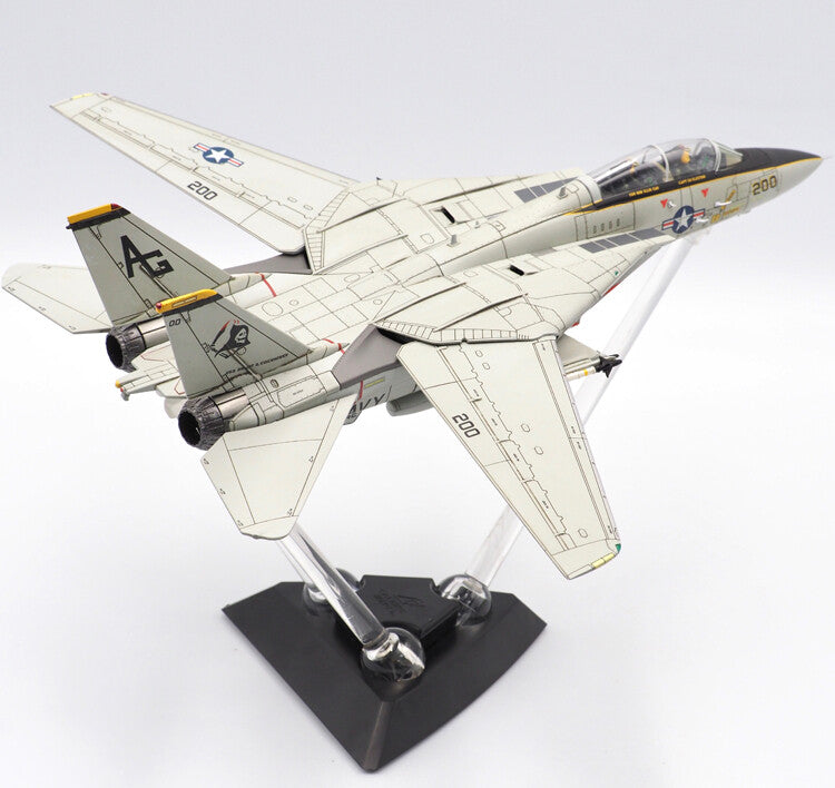 CW F-14A VF-142 Ghostriders squadron Weathering version 1/72 diecast model plane