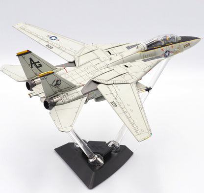 CW F-14A VF-142 Ghostriders squadron Weathering version 1/72 diecast model plane
