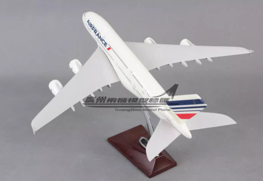 36CM AIR FRANCE AIRBUS A380 F-HPJC Passenger Plane Resin Aircraft Airplane Model