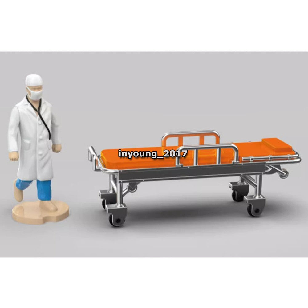 1/35 Ford Transit Model Car Ambulance Diecast Toy Cars Metal Vehicle Boys Kids