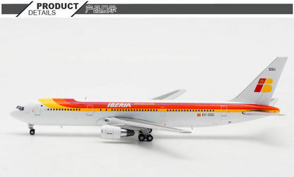 1:400 JC Wings IBERIA BOEING 767-300ER Passenger Airplane Diecast Aircraft Model