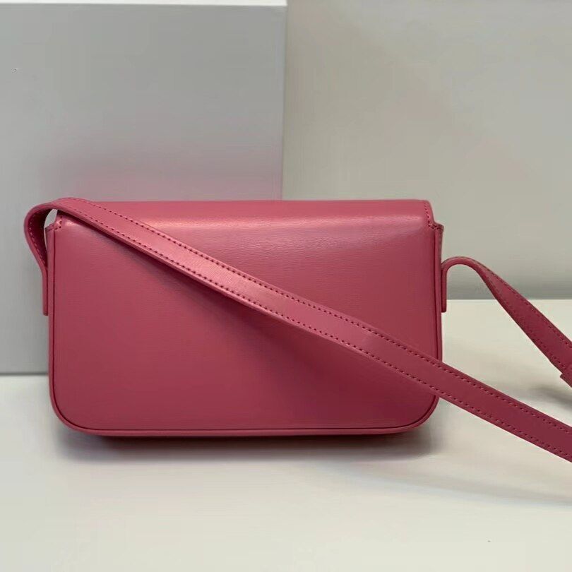 Genuine Leather Single Shoulder Bag Split Messenger Bag Luxury Small Square Bag