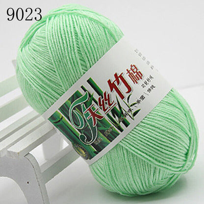 Hot Sale 50g Soft Bamboo Crochet Cotton Yarn Knitting Baby Knit Wool Yarn