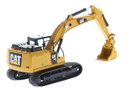 1:64 DM 320F L Hydraulic Excavator with 5 Work Tools Machine Diecast Model