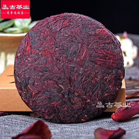 Flower Tea Roselle Hibiscus Sabdariffa Floral Cake Herbs Tea Nectar Scented 200g
