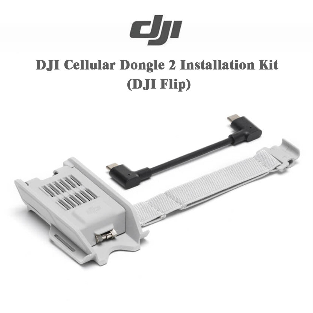 DJI Cellular Dongle 2 Install Kit for Flip – Bracket & Cable – No Dongle