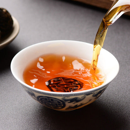 Handmade pearl ManSong SaiHong Tea ancient puerh tea mini Ripe pu'erh tuo tea