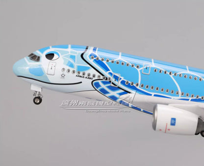 1:160 46CM ANA AIRBUS A380 Plane Airplane Landing Gear Resin Aircraft Model