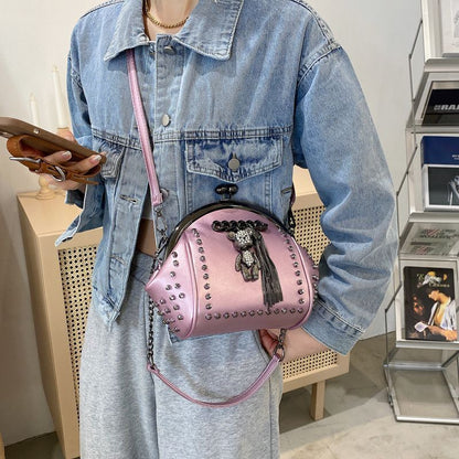 Shoulder Bag Synthetic Leather Crossbody Purse Handbag 28*21*13 CM 120 CM Strap
