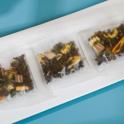 120g Herbal Three Clear Tea Bad Bitter Breath Honeysuckle Peppermint Health Tea
