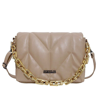 Winter Padded Bags Women Cotton Shoulder Bag Women Crossbody Pack