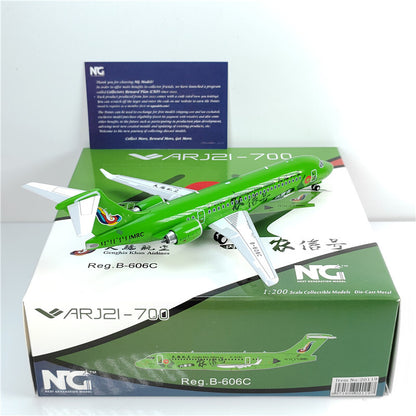 1:200 NG Model Genghis Khan Airines ARJ21-700 Airplane Diecast Aircraft Model